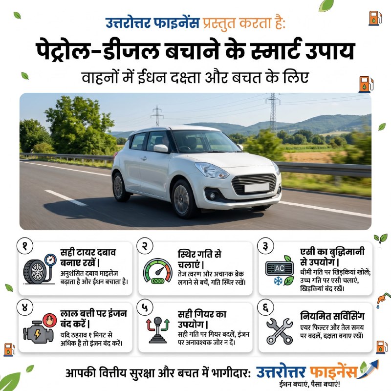 गाड़ी का पेट्रोल/डीज़ल कैसे बचाएं? Top Tips!